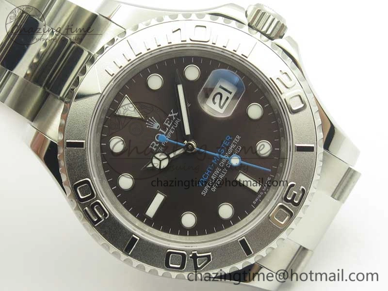 Sustainable Yacht-Master 116622 904L SS GMF 1:1 Best Edition Baselworld Gray Dial on 904L SS Bracelet A 3403