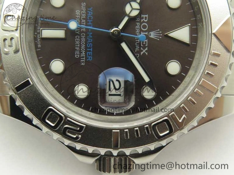 Sustainable Yacht-Master 116622 904L SS GMF 1:1 Best Edition Baselworld Gray Dial on 904L SS Bracelet A 3403
