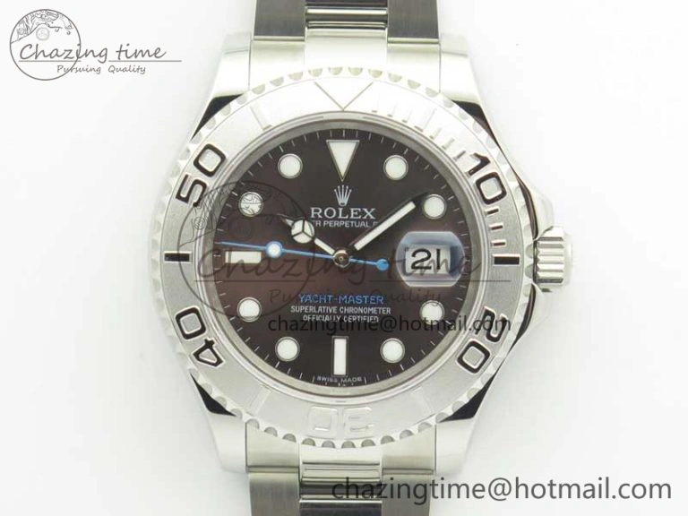 Sustainable Yacht-Master 116622 904L SS GMF 1:1 Best Edition Baselworld Gray Dial on 904L SS Bracelet A 3403