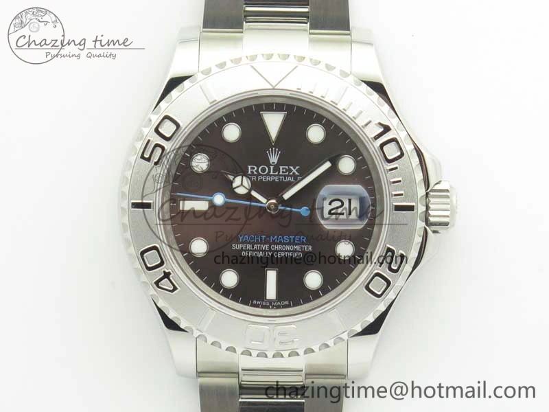 Sustainable Yacht-Master 116622 904L SS GMF 1:1 Best Edition Baselworld Gray Dial on 904L SS Bracelet A 3403