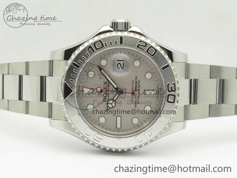 Yacht-Master 116622 904L SS GMF 1:1 Best Edition Silver Dial on 904L SS Bracelet A WrinkleFree 3400