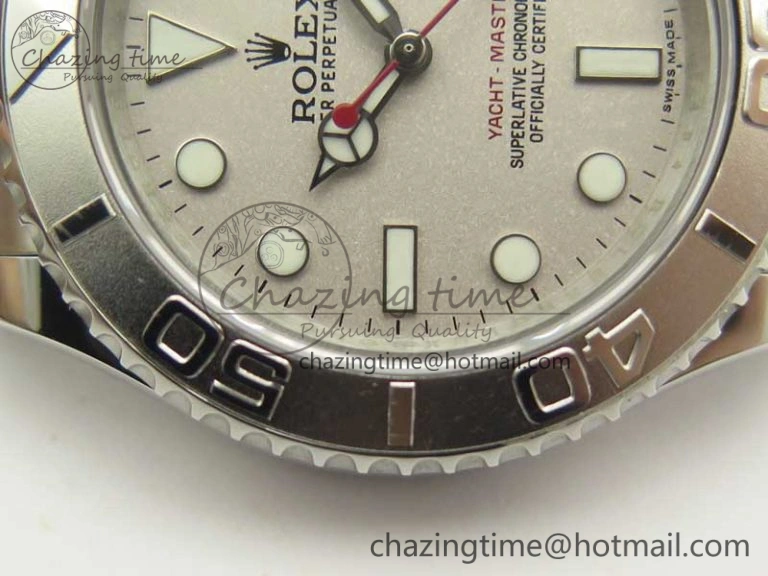 Yacht-Master 116622 904L SS GMF 1:1 Best Edition Silver Dial on 904L SS Bracelet A WrinkleFree 3400