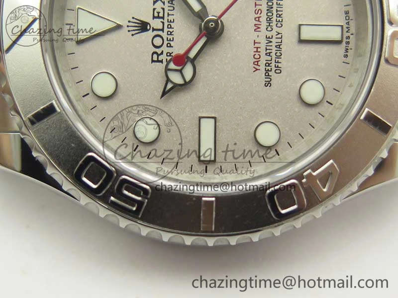 Yacht-Master 116622 904L SS GMF 1:1 Best Edition Silver Dial on 904L SS Bracelet A WrinkleFree 3400
