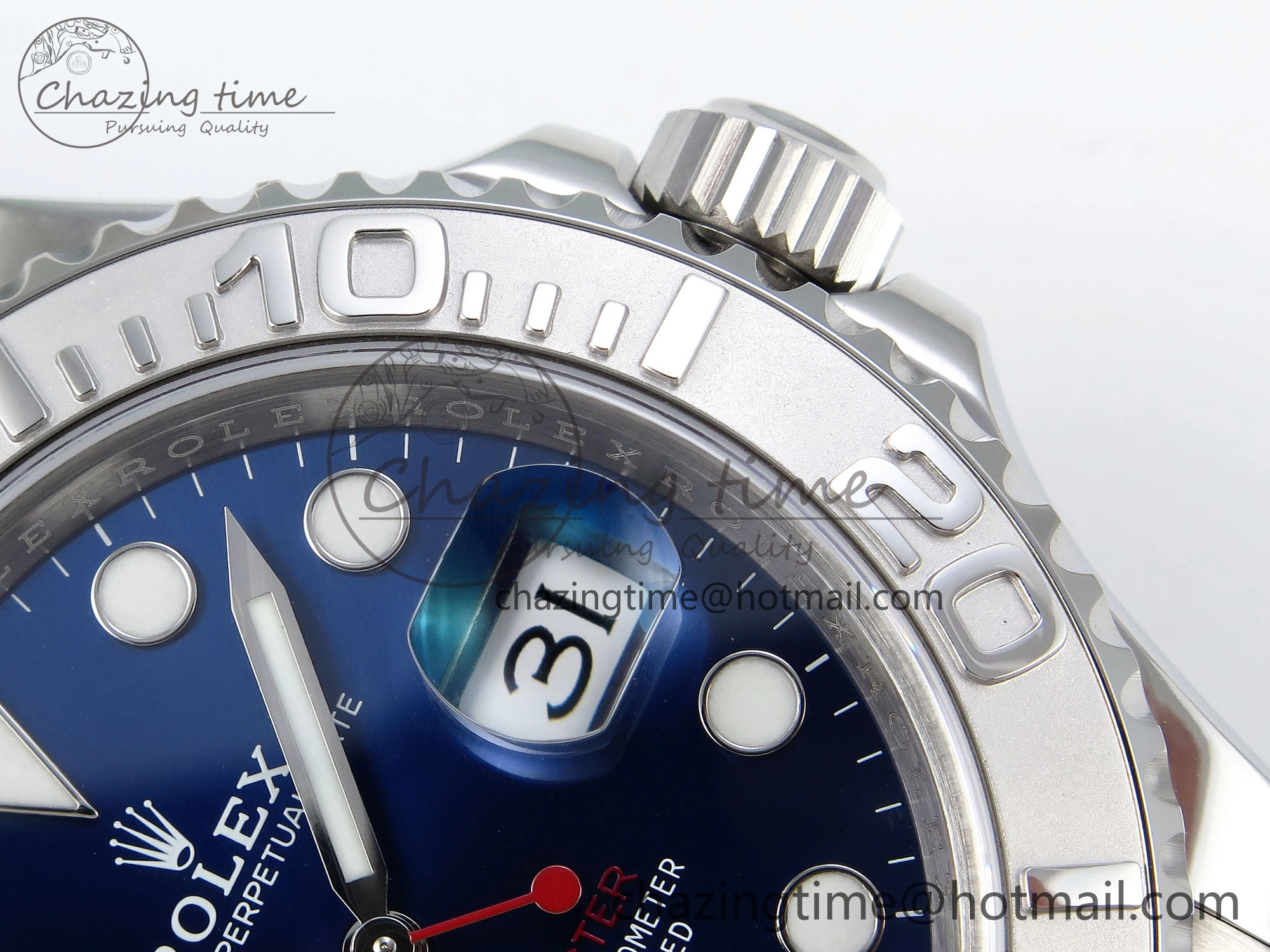 Yacht-Master 116622 904L Steel VSF 1:1 Best Edition Blue Dial on SS Bracelet VS OnTrend 1708