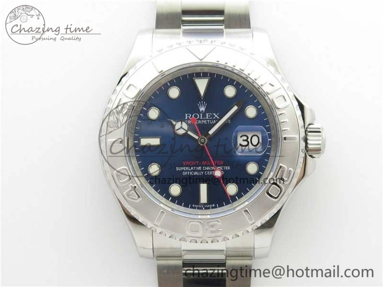 Yacht-Master 116622 ARF 1:1 Best Edition 904L Steel Blue Dial on SS Bracelet A Breathable 3231