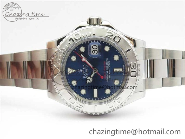 Yacht-Master 116622 ARF 1:1 Best Edition 904L Steel Blue Dial on SS Bracelet A Breathable 3231