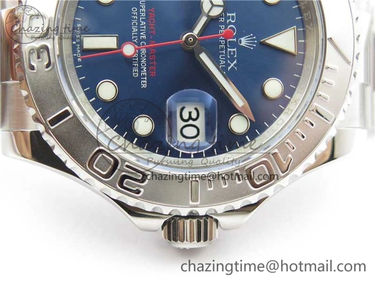 Yacht-Master 116622 ARF 1:1 Best Edition 904L Steel Blue Dial on SS Bracelet A Breathable 3231