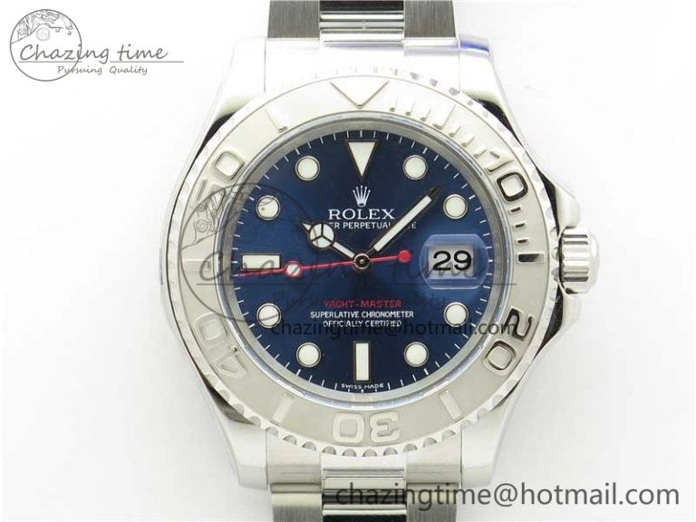 Yacht-Master 116622 ARF 1:1 Best Edition 904L Steel Blue Dial on SS Bracelet SH Elegant 2974