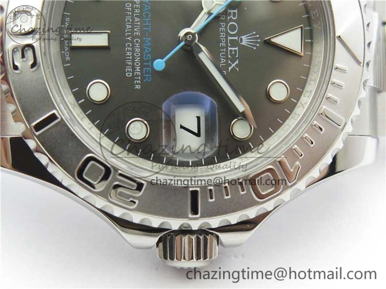 FastDry Yacht-Master 116622 ARF 1:1 Best Edition 904L Steel Gray Dial on SS Bracelet A 3234