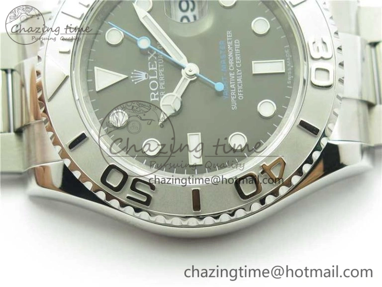 Yacht-Master 116622 ARF 1:1 Best Edition 904L Steel Gray Dial on SS Bracelet SH Durable 2975