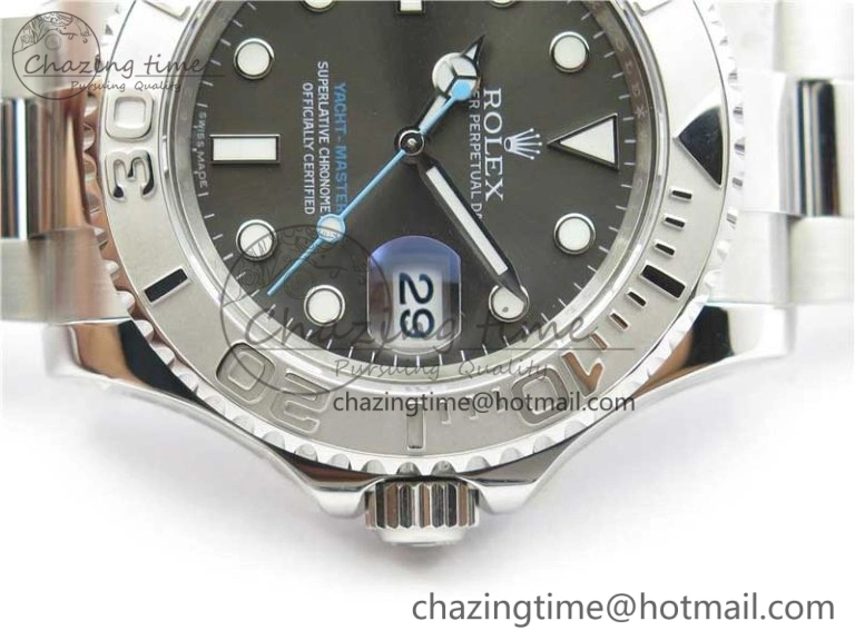 Yacht-Master 116622 ARF 1:1 Best Edition 904L Steel Gray Dial on SS Bracelet SH Durable 2975
