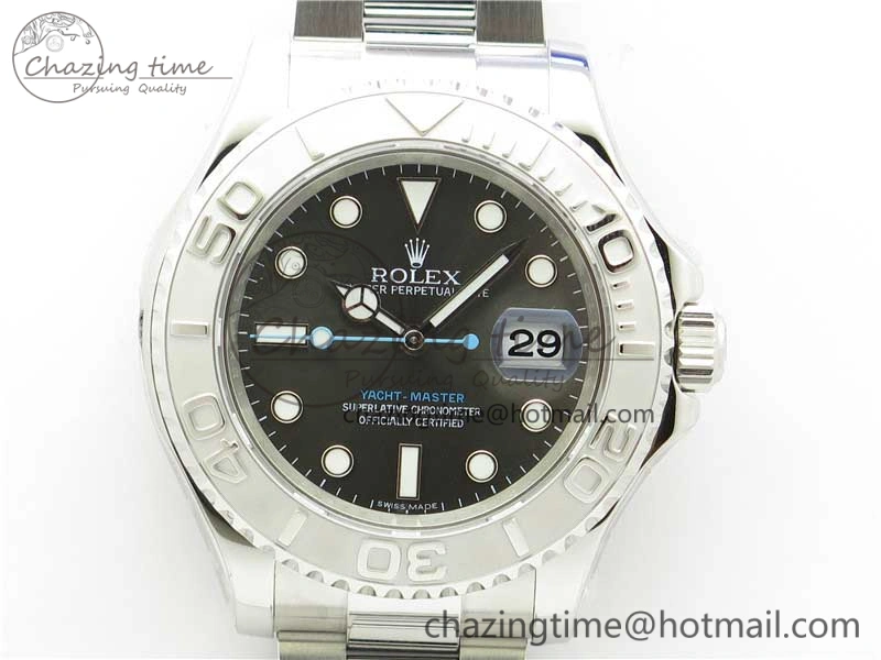 Yacht-Master 116622 ARF 1:1 Best Edition 904L Steel Gray Dial on SS Bracelet SH Durable 2975