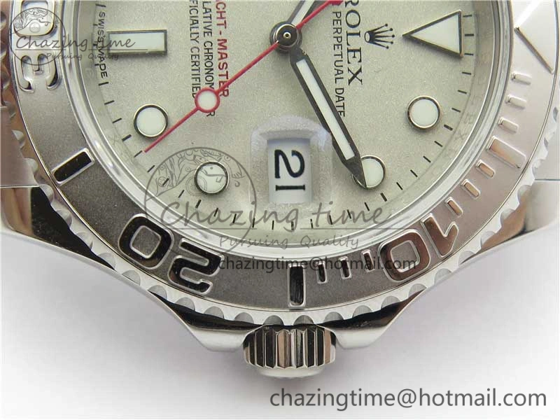 OnTrend Yacht-Master 116622 ARF 1:1 Best Edition 904L Steel Silver Dial on SS Bracelet A 3235
