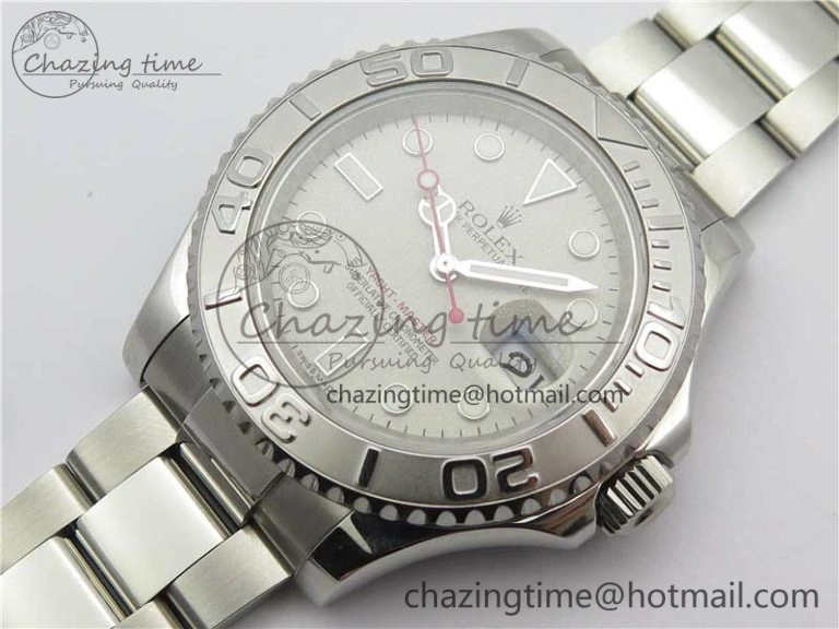 OnTrend Yacht-Master 116622 ARF 1:1 Best Edition 904L Steel Silver Dial on SS Bracelet A 3235