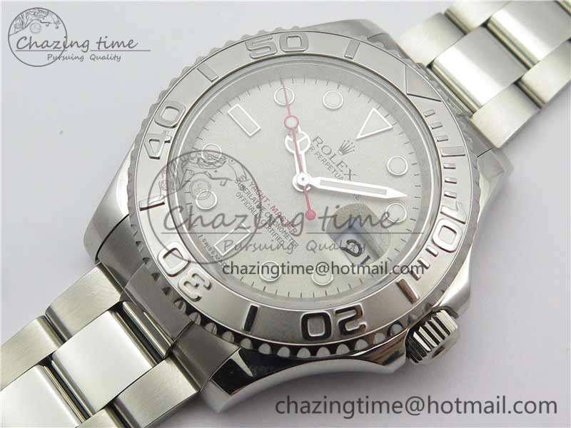 OnTrend Yacht-Master 116622 ARF 1:1 Best Edition 904L Steel Silver Dial on SS Bracelet A 3235