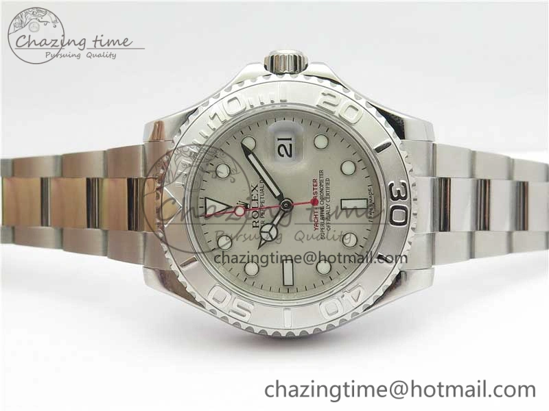 OnTrend Yacht-Master 116622 ARF 1:1 Best Edition 904L Steel Silver Dial on SS Bracelet A 3235
