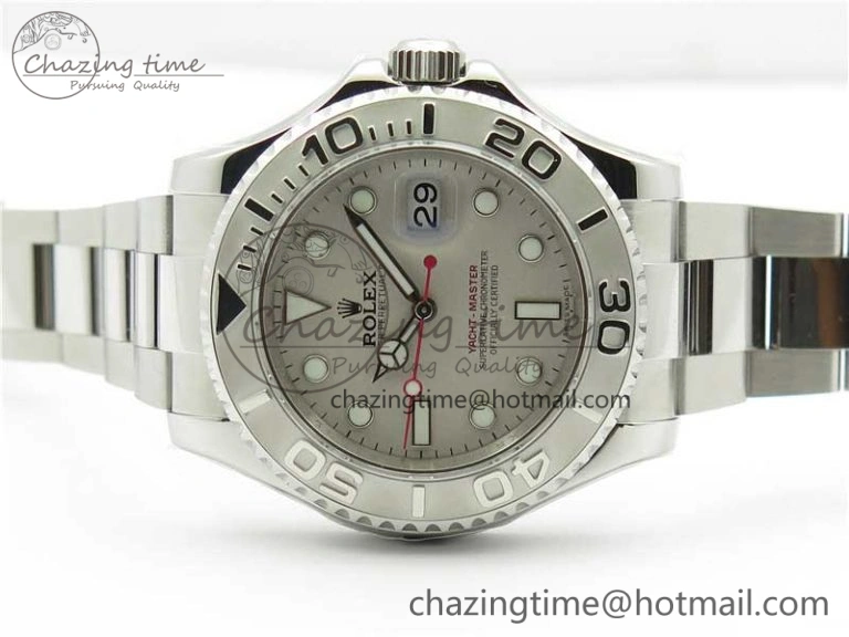 Yacht-Master 116622 ARF 1:1 Best Edition 904L Steel Silver Dial on SS Bracelet SH Minimalist 2971