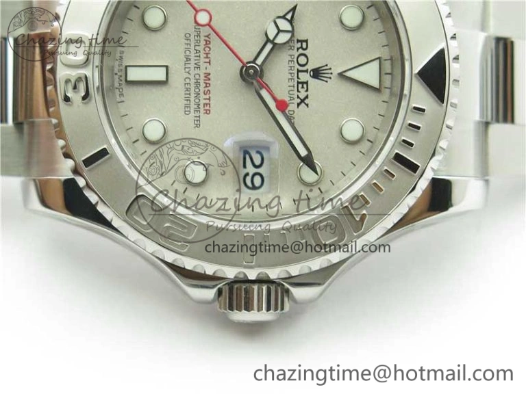 Yacht-Master 116622 ARF 1:1 Best Edition 904L Steel Silver Dial on SS Bracelet SH Minimalist 2971