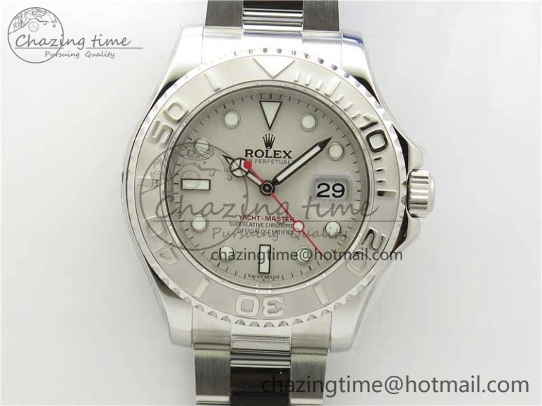 Yacht-Master 116622 ARF 1:1 Best Edition 904L Steel Silver Dial on SS Bracelet SH Minimalist 2971