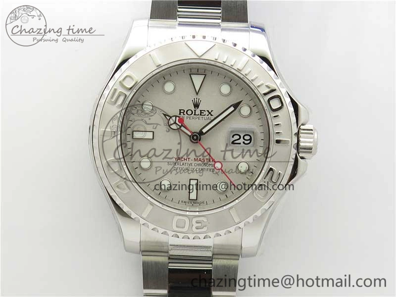 Yacht-Master 116622 ARF 1:1 Best Edition 904L Steel Silver Dial on SS Bracelet SH Minimalist 2971