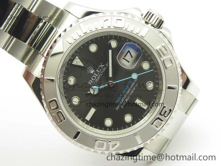 Yacht-Master 116622 ARF 1:1 Best Edition Dark Rhodium Dial on SS Bracelet SH TechFriendly 3335