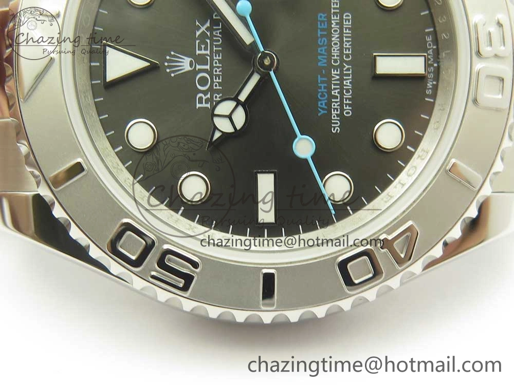 Yacht-Master 116622 ARF 1:1 Best Edition Dark Rhodium Dial on SS Bracelet SH TechFriendly 3335