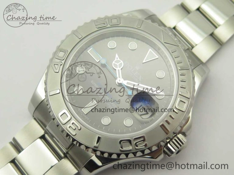 Yacht-Master 116622 ARF 1:1 Best Edition Dark Rhodium Dial on SS Bracelet SH TechFriendly 3335