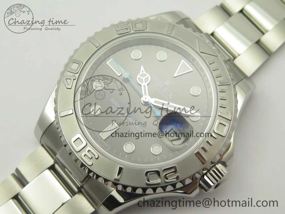 Yacht-Master 116622 ARF 1:1 Best Edition Dark Rhodium Dial on SS Bracelet SH TechFriendly 3335