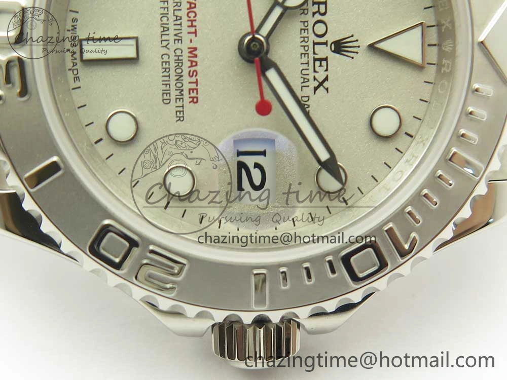 Trendsetting Yacht-Master 116622 ARF 1:1 Best Edition Silver Dial on SS Bracelet SH 3333