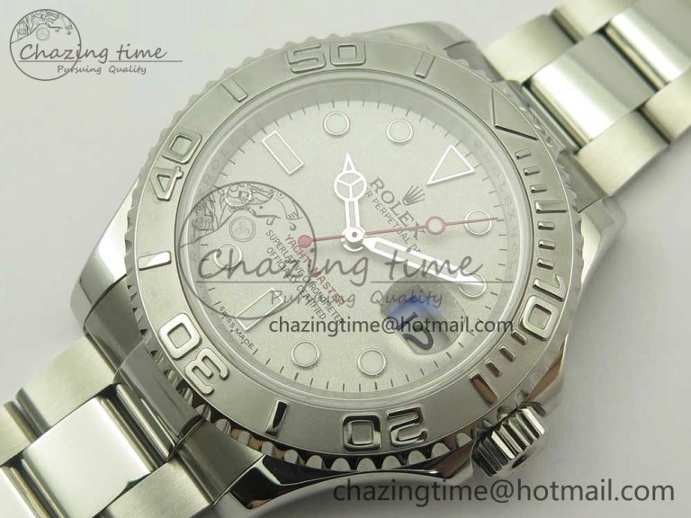 Trendsetting Yacht-Master 116622 ARF 1:1 Best Edition Silver Dial on SS Bracelet SH 3333
