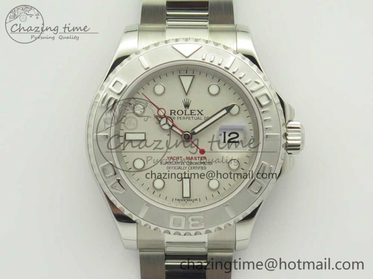 Trendsetting Yacht-Master 116622 ARF 1:1 Best Edition Silver Dial on SS Bracelet SH 3333