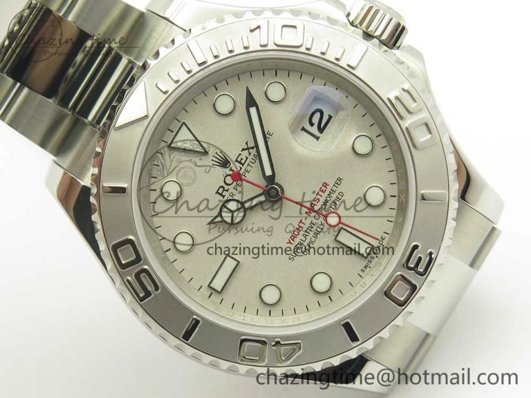 Trendsetting Yacht-Master 116622 ARF 1:1 Best Edition Silver Dial on SS Bracelet SH 3333