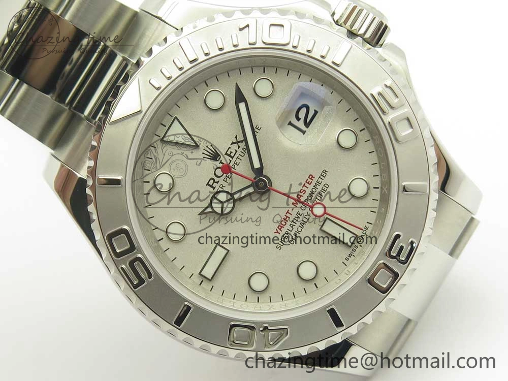 Trendsetting Yacht-Master 116622 ARF 1:1 Best Edition Silver Dial on SS Bracelet SH 3333