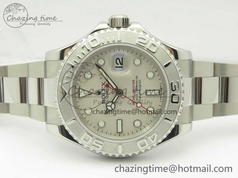Trendsetting Yacht-Master 116622 ARF 1:1 Best Edition Silver Dial on SS Bracelet SH 3333