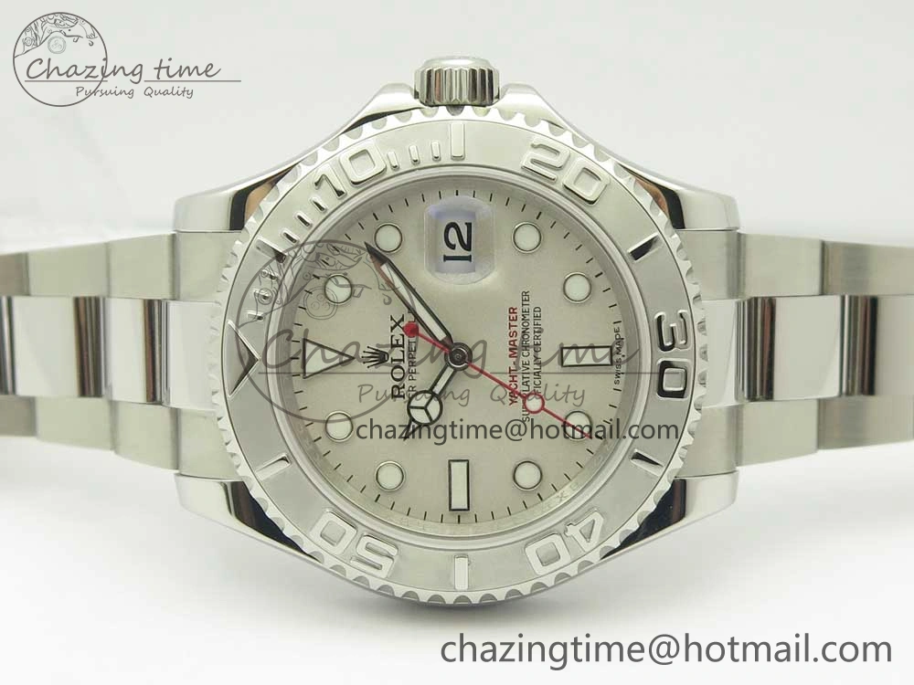 Trendsetting Yacht-Master 116622 ARF 1:1 Best Edition Silver Dial on SS Bracelet SH 3333