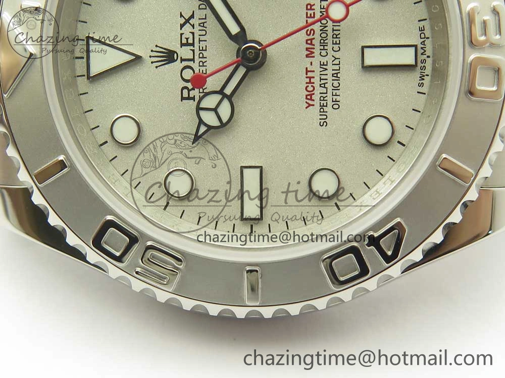 Trendsetting Yacht-Master 116622 ARF 1:1 Best Edition Silver Dial on SS Bracelet SH 3333
