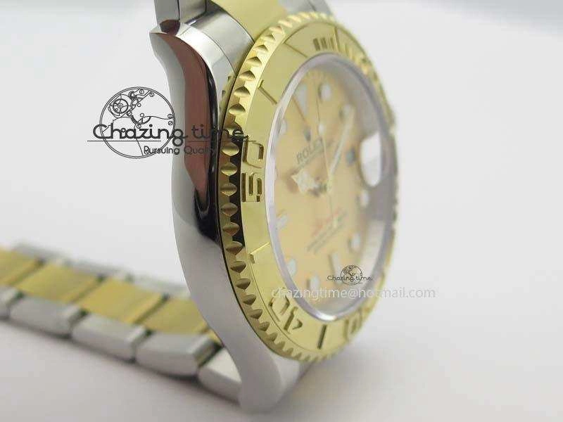 Yacht-Master 116622 BP-Maker Best Edition SS YG Gold Dial On SS YG Bracelet SA WrinkleFree 3808