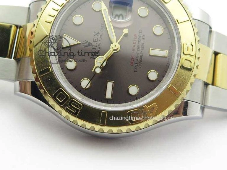 Yacht-Master 116622 BP-Maker Best Edition SS YG Gray Dial On SS YG Bracelet SA Durable 3810