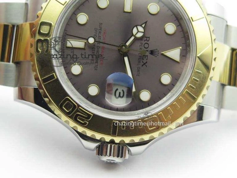 Yacht-Master 116622 BP-Maker Best Edition SS YG Gray Dial On SS YG Bracelet SA Durable 3810