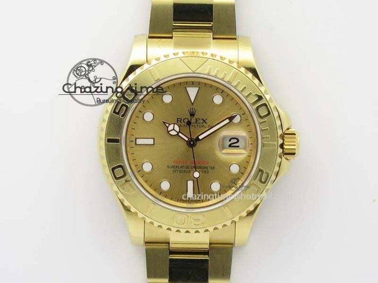 Fashionable Yacht-Master 116622 BP-Maker Best Edition YG Gold Dial On YG Bracelet SA 3812