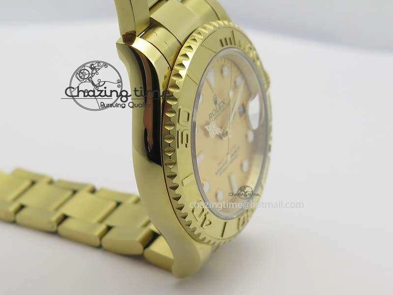 Fashionable Yacht-Master 116622 BP-Maker Best Edition YG Gold Dial On YG Bracelet SA 3812