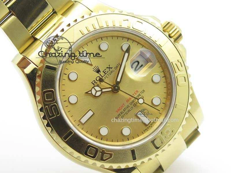Fashionable Yacht-Master 116622 BP-Maker Best Edition YG Gold Dial On YG Bracelet SA 3812