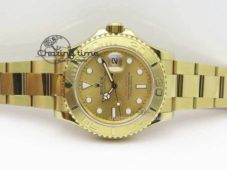 Fashionable Yacht-Master 116622 BP-Maker Best Edition YG Gold Dial On YG Bracelet SA 3812