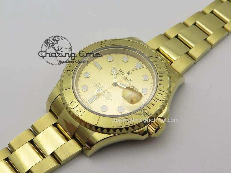 Fashionable Yacht-Master 116622 BP-Maker Best Edition YG Gold Dial On YG Bracelet SA 3812