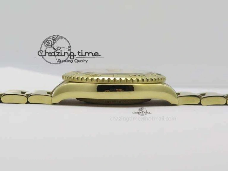 Fashionable Yacht-Master 116622 BP-Maker Best Edition YG Gold Dial On YG Bracelet SA 3812