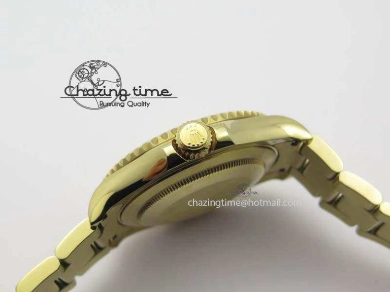 Fashionable Yacht-Master 116622 BP-Maker Best Edition YG Gold Dial On YG Bracelet SA 3812