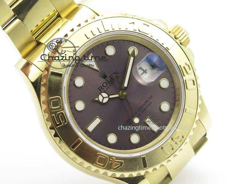 AllSeason Yacht-Master 116622 BP-Maker Best Edition YG Gray Dial On YG Bracelet SA 3814