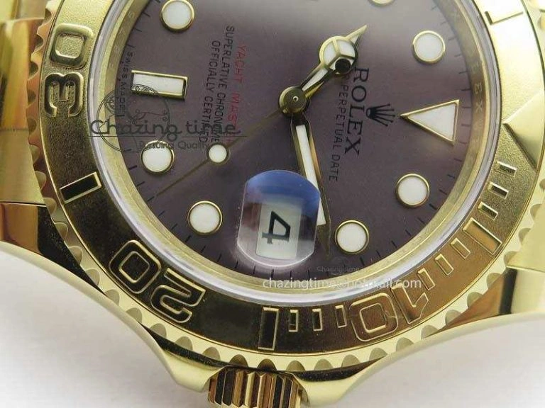AllSeason Yacht-Master 116622 BP-Maker Best Edition YG Gray Dial On YG Bracelet SA 3814