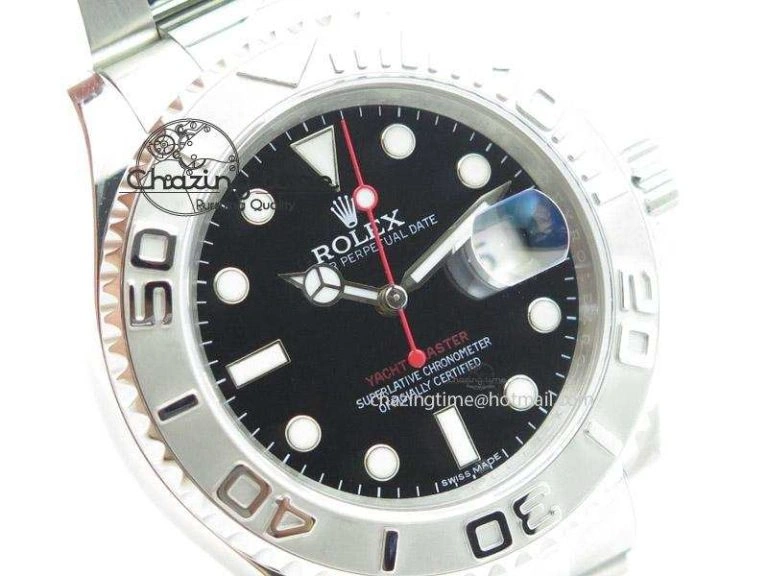 TimelessDesign Yacht-Master 116622 Black Dial JF Best Edition On SS Bracelet SA3135 V 4030