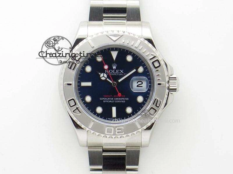 Unique Yacht-Master 116622 Blue Dial JF Best Edition On SS Bracelet SA3135 V 4034